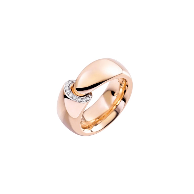Vhernier calla ring roodgoud met diamant - 0G1801A0300550 - #1 Vhernier calla ring roodgoud met diamant - 0G1801A0300550 - #1