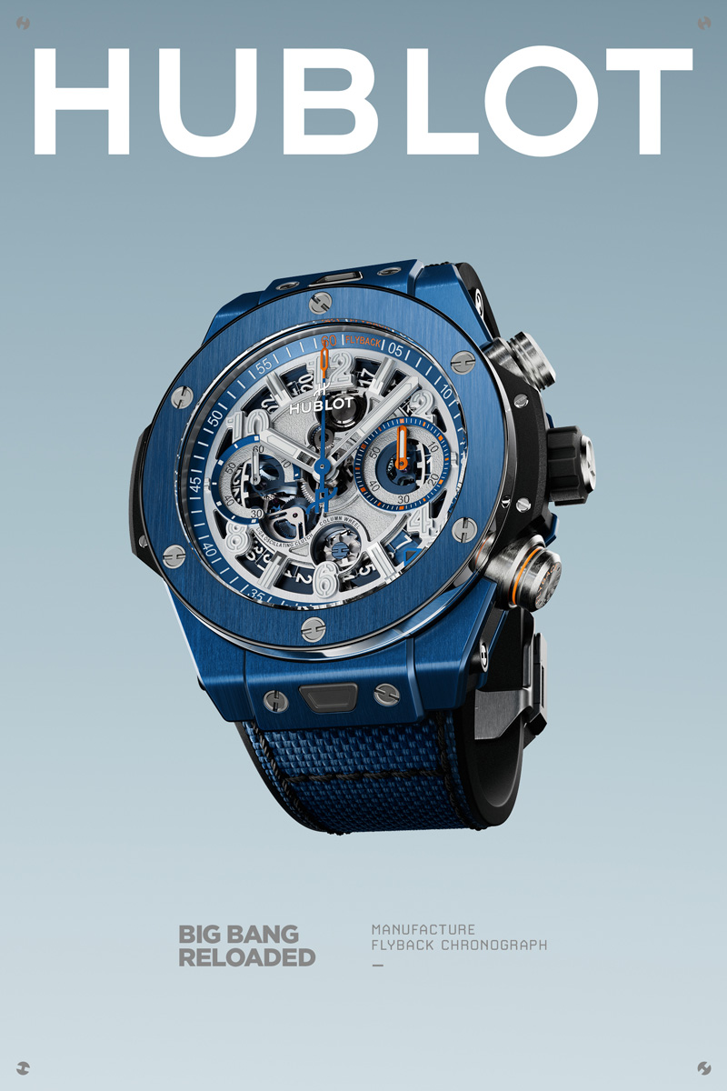 Hublot Big Bang Unico Reloaded Blue Ceramic 44mm