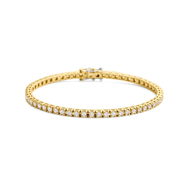 geelgoud tennis armband met diamant Schaap en Citroen Diamonds - #1 geelgoud tennis armband met diamant Schaap en Citroen Diamonds - #1