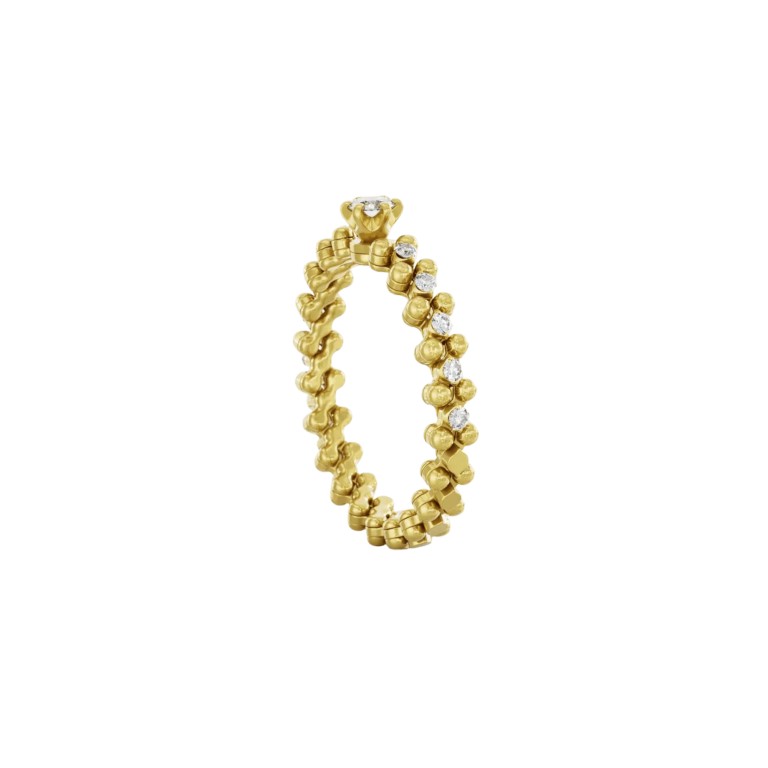 Serafino Consoli Unico flexibele ring geelgoud met diamant - RMSSLWD0303HM2YGWD GIA - #2 Serafino Consoli Unico flexibele ring geelgoud met diamant - RMSSLWD0303HM2YGWD GIA - #2