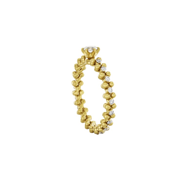 Serafino Consoli Unico flexibele ring geelgoud met diamant - RMSSLWD0503M2YGWD GIA - #2 Serafino Consoli Unico flexibele ring geelgoud met diamant - RMSSLWD0503M2YGWD GIA - #2
