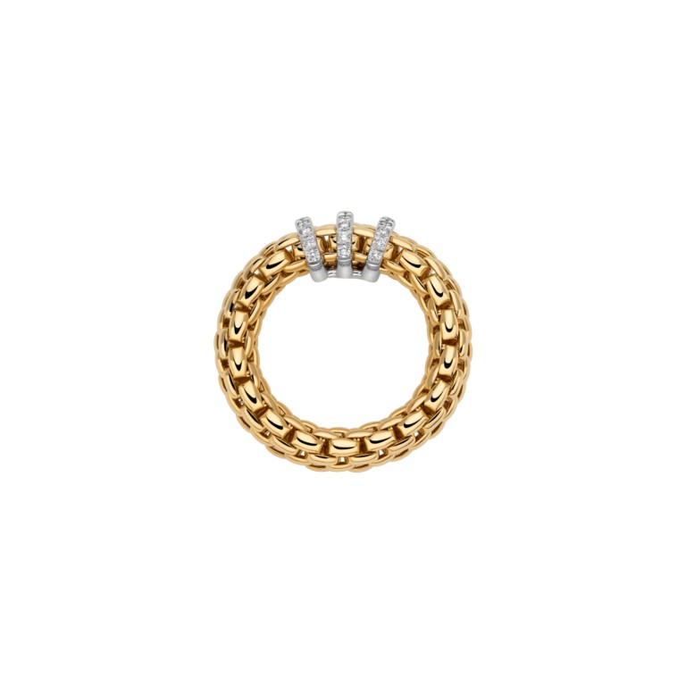 Fope Vendome Bridge flexibele ring geelgoud met diamant - 59202AX_PB_G_XBX_00M - #3 Fope Vendome Bridge flexibele ring geelgoud met diamant - 59202AX_PB_G_XBX_00M - #3