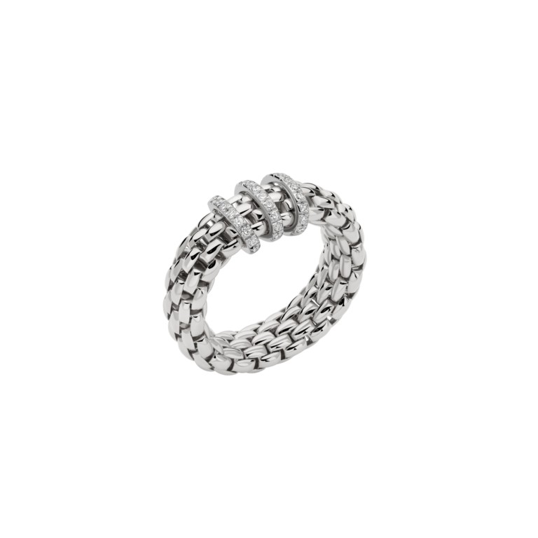 Fope Vendome Bridge flexibele ring witgoud met diamant - 59202AX_PB_B_XBX_00M - #1 Fope Vendome Bridge flexibele ring witgoud met diamant - 59202AX_PB_B_XBX_00M - #1