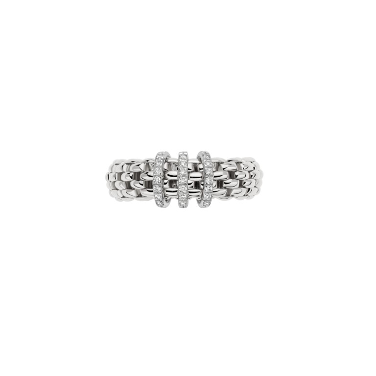 Fope Vendome Bridge flexibele ring witgoud met diamant - 59202AX_PB_B_XBX_00M - #2 Fope Vendome Bridge flexibele ring witgoud met diamant - 59202AX_PB_B_XBX_00M - #2