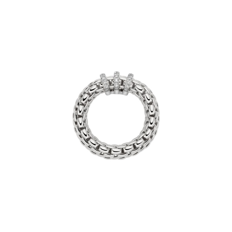 Fope Vendome Bridge flexibele ring witgoud met diamant - 59202AX_PB_B_XBX_00M - #3 Fope Vendome Bridge flexibele ring witgoud met diamant - 59202AX_PB_B_XBX_00M - #3