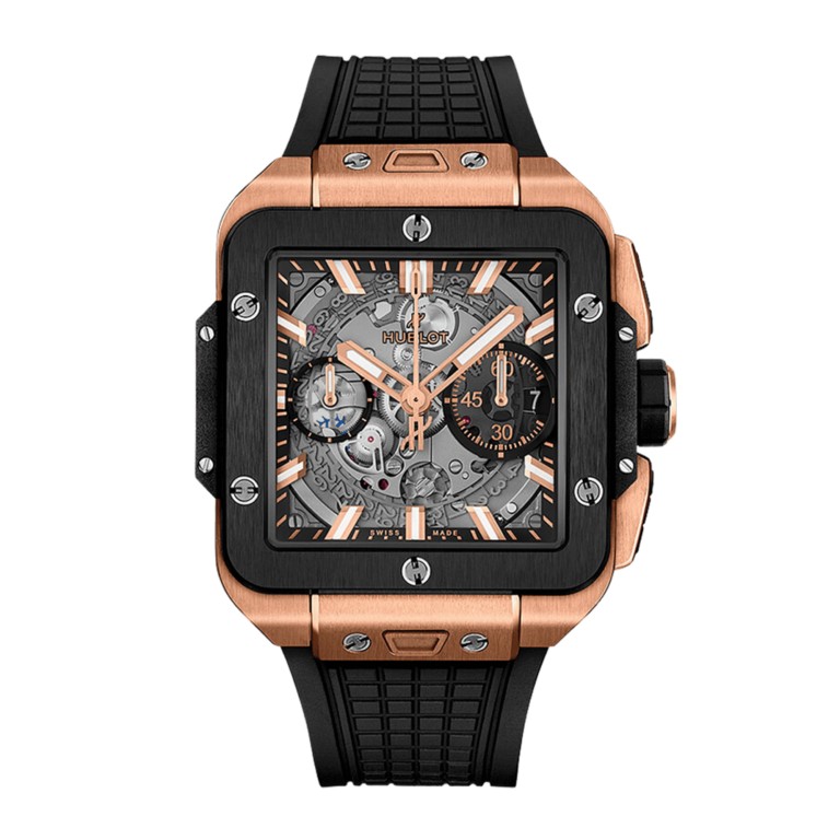 Hublot Square Bang Unico King Gold Ceramic 42mm - 821.OM.0180.RX - #1 Hublot Square Bang Unico King Gold Ceramic 42mm - 821.OM.0180.RX - #1