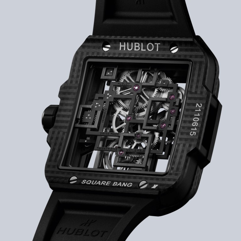 Hublot Square Bang Tourbillon 4-Day Power Reserve carbon 42mm - 805.QD.0170.RX - #6 Hublot Square Bang Tourbillon 4-Day Power Reserve carbon 42mm - 805.QD.0170.RX - #6