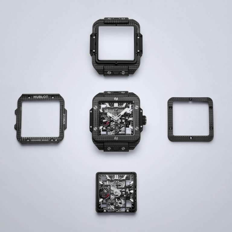 Hublot Square Bang Tourbillon 4-Day Power Reserve carbon 42mm - 805.QD.0170.RX - #8 Hublot Square Bang Tourbillon 4-Day Power Reserve carbon 42mm - 805.QD.0170.RX - #8