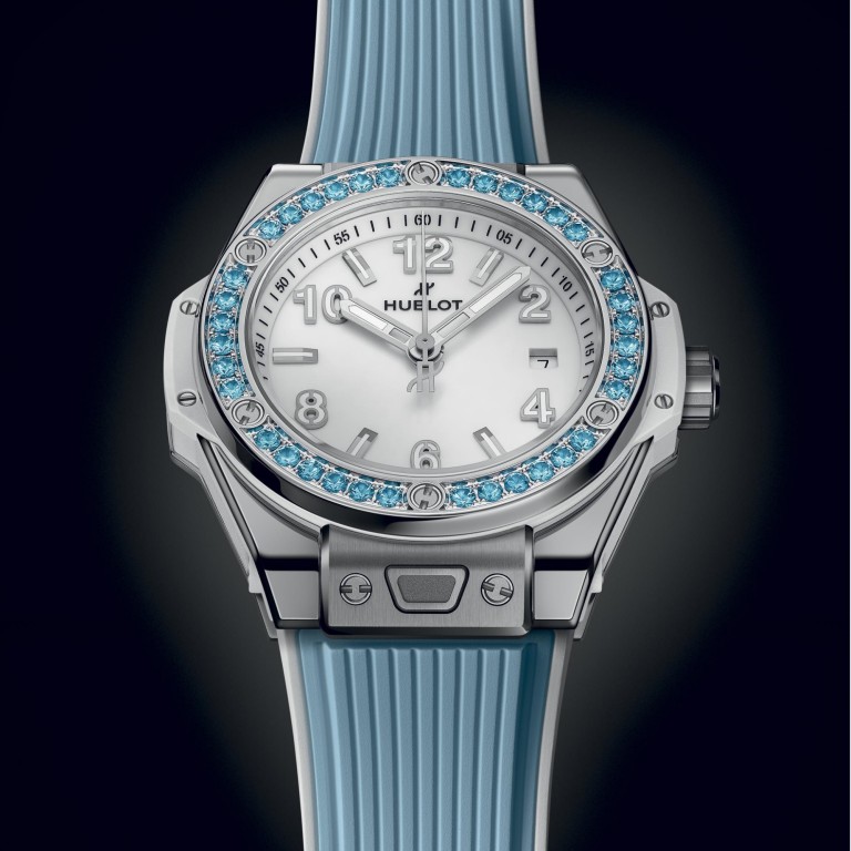 Hublot Big Bang One Click Joyful Steel Sky Blue 33mm - 485.SL.2210.RX.1207 - #2 Hublot Big Bang One Click Joyful Steel Sky Blue 33mm - 485.SL.2210.RX.1207 - #2