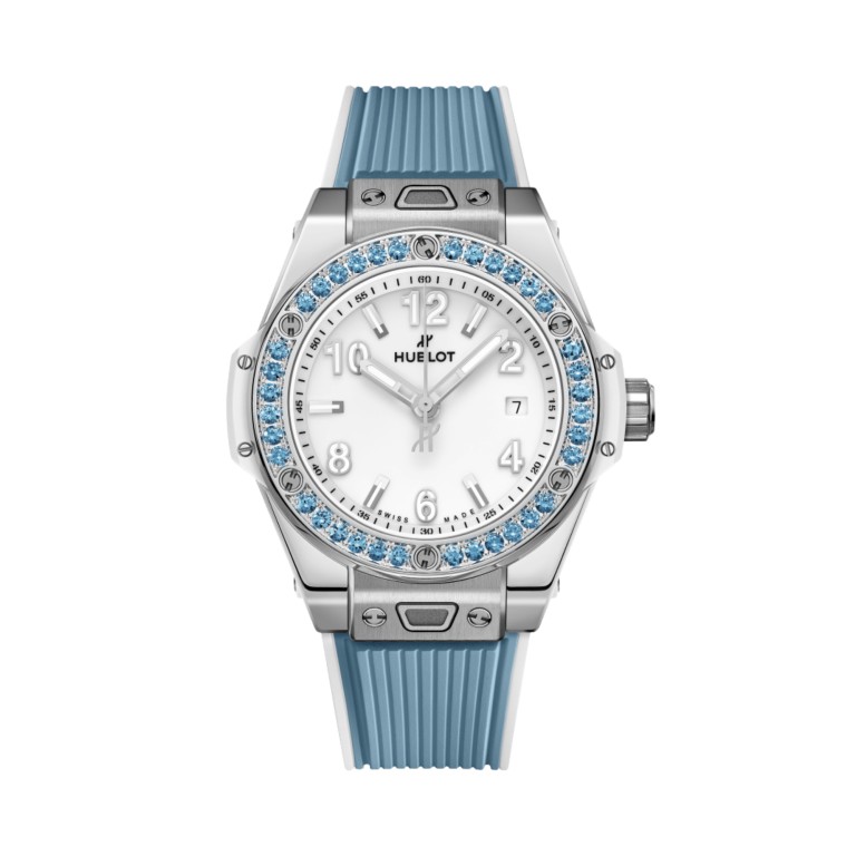 Hublot Big Bang One Click Joyful Steel Sky Blue 33mm - 485.SL.2210.RX.1207 - #1 Hublot Big Bang One Click Joyful Steel Sky Blue 33mm - 485.SL.2210.RX.1207 - #1