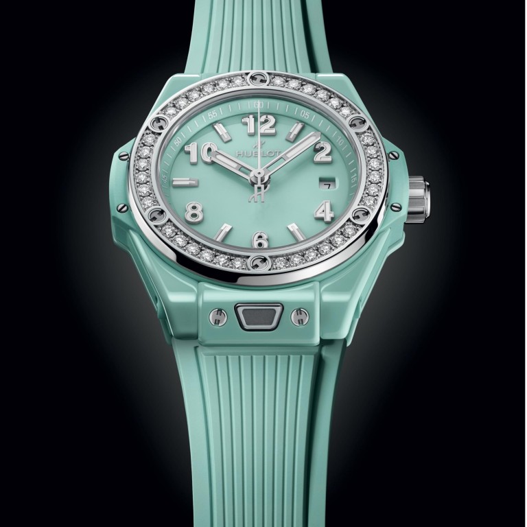 Hublot Big Bang One Click Mint Green Ceramic Diamonds 33mm - 485.GS.5271.RX.1204 - #5 Hublot Big Bang One Click Mint Green Ceramic Diamonds 33mm - 485.GS.5271.RX.1204 - #5