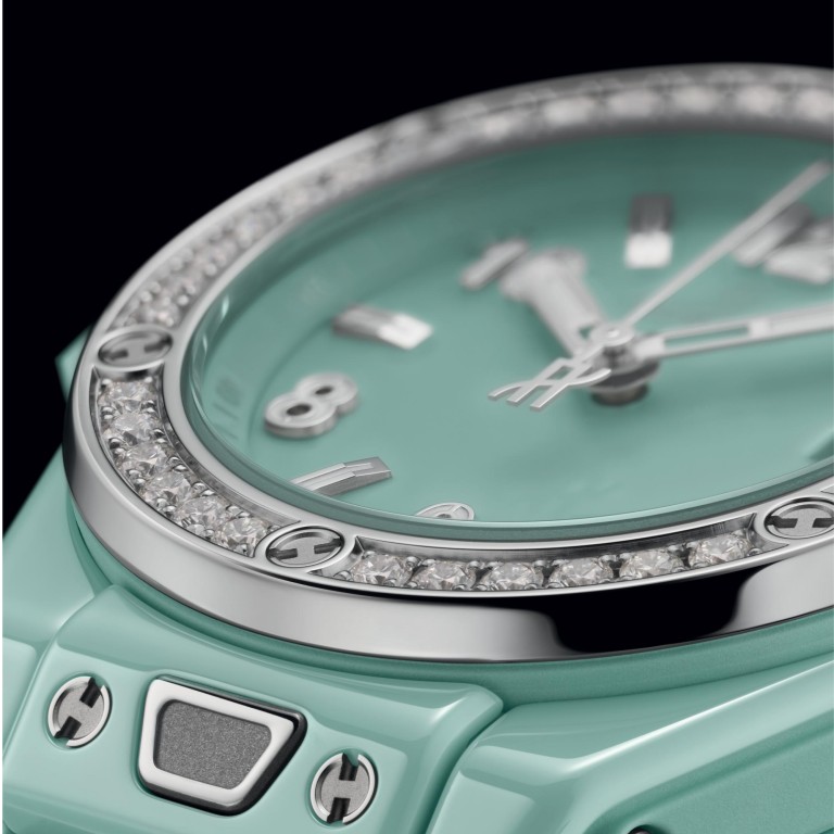 Hublot Big Bang One Click Mint Green Ceramic Diamonds 33mm - 485.GS.5271.RX.1204 - #3 Hublot Big Bang One Click Mint Green Ceramic Diamonds 33mm - 485.GS.5271.RX.1204 - #3