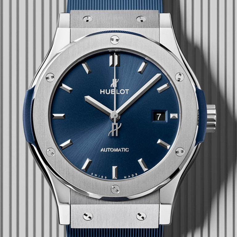 Hublot Classic Fusion Titanium Blue 42mm - 542.NX.7170.RX - #4 Hublot Classic Fusion Titanium Blue 42mm - 542.NX.7170.RX - #4
