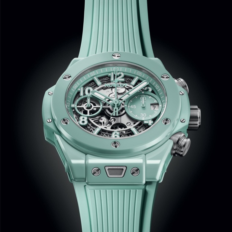 Hublot Big Bang Unico Mint Green Ceramic 42mm - 441.GS.5221.RX - #4 Hublot Big Bang Unico Mint Green Ceramic 42mm - 441.GS.5221.RX - #4