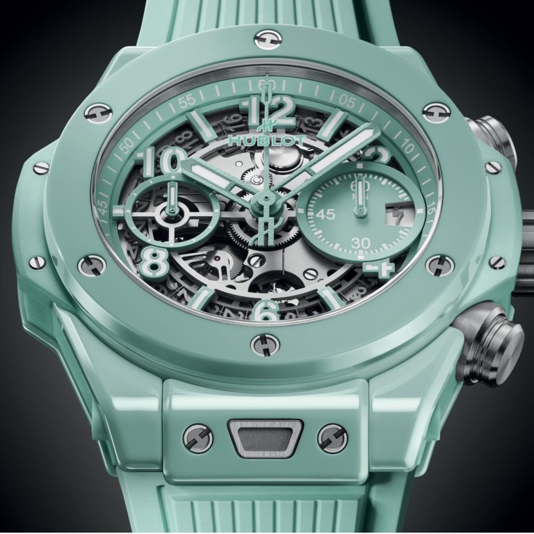 Hublot Big Bang Unico Mint Green Ceramic 42mm - 441.GS.5221.RX - #3 Hublot Big Bang Unico Mint Green Ceramic 42mm - 441.GS.5221.RX - #3