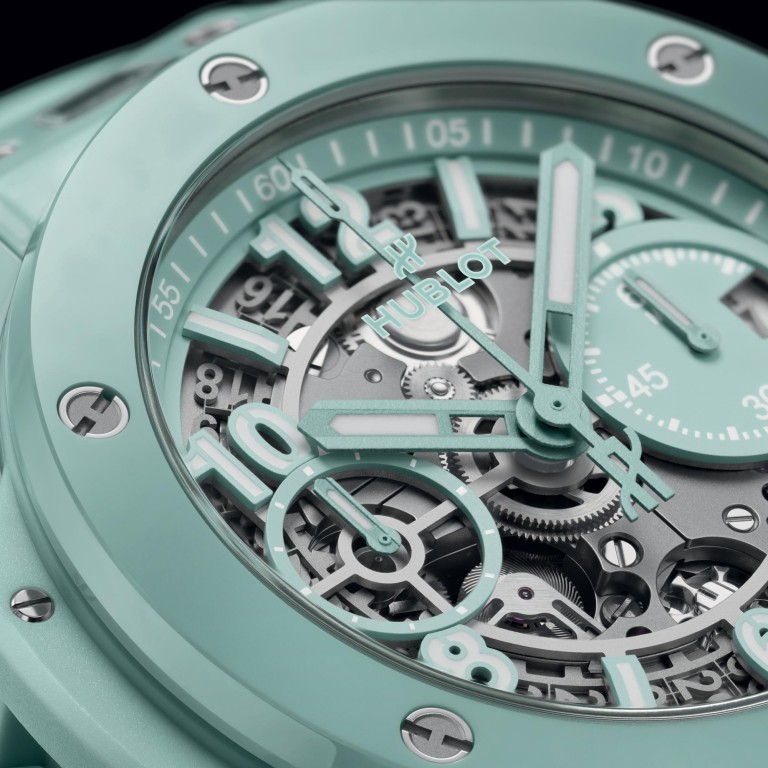 Hublot Big Bang Unico Mint Green Ceramic 42mm - 441.GS.5221.RX - #2 Hublot Big Bang Unico Mint Green Ceramic 42mm - 441.GS.5221.RX - #2
