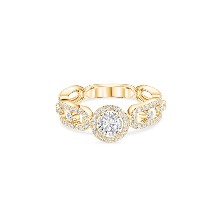 Messika Move Link Solitaire ring geelgoud met diamant - 13747-YG GIA - #2 Messika Move Link Solitaire ring geelgoud met diamant - 13747-YG GIA - #2