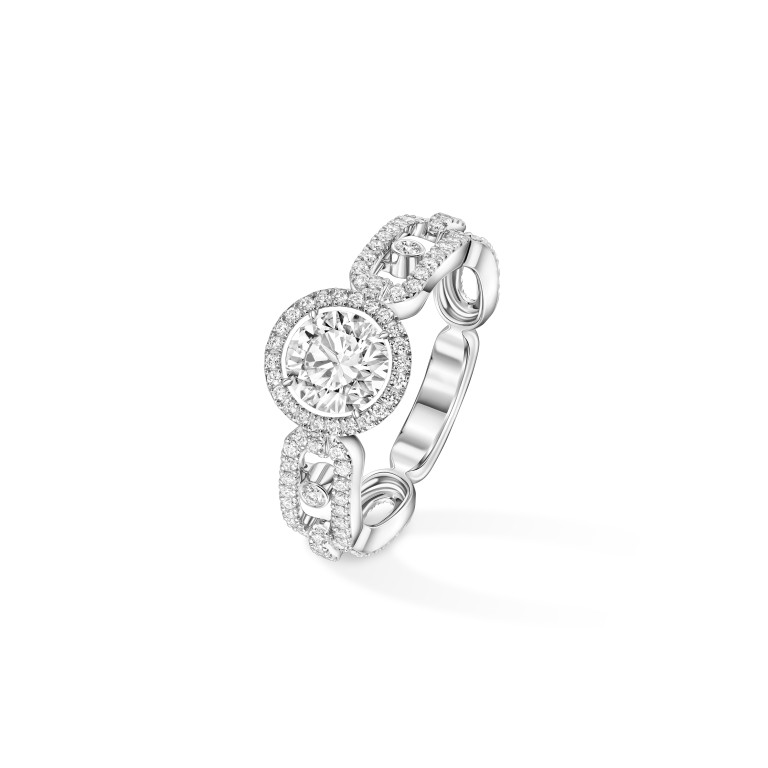 Messika Move Link Solitaire ring witgoud met diamant - 13749-WG GIA - #1 Messika Move Link Solitaire ring witgoud met diamant - 13749-WG GIA - #1
