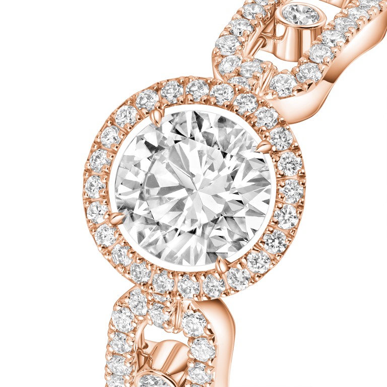Messika Move Link Solitaire ring roodgoud met diamant - 13749-PG GIA - #3 Messika Move Link Solitaire ring roodgoud met diamant - 13749-PG GIA - #3