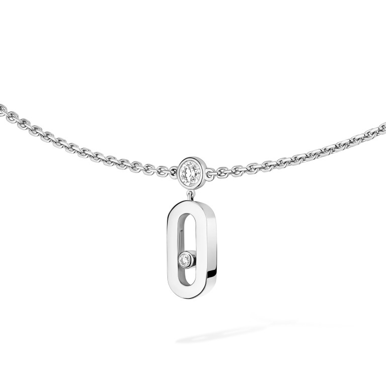 Messika Move Uno collier met hanger witgoud met diamant - 14588-WG - #3 Messika Move Uno collier met hanger witgoud met diamant - 14588-WG - #3