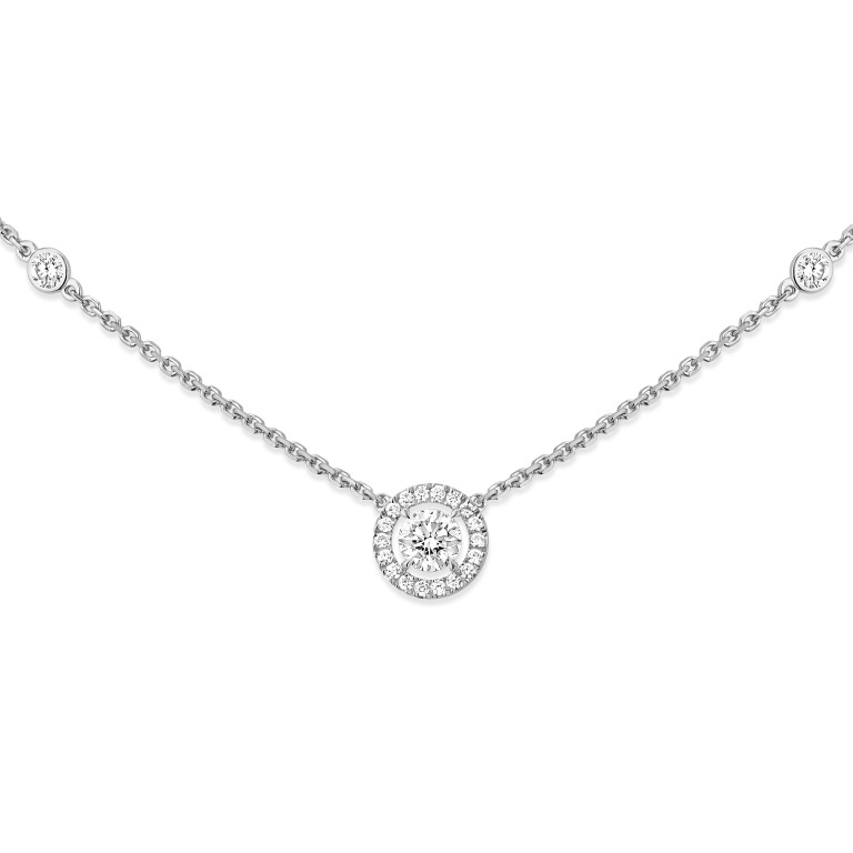 Messika Joy collier met hanger entourage witgoud met diamant - 4281-WG - #2 Messika Joy collier met hanger entourage witgoud met diamant - 4281-WG - #2