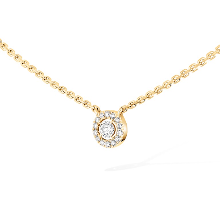 Messika Joy collier met hanger entourage geelgoud met diamant - 5370-YG - #3 Messika Joy collier met hanger entourage geelgoud met diamant - 5370-YG - #3