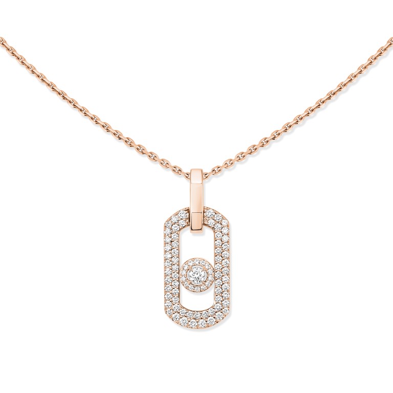 Messika So Move collier met hanger roodgoud met diamant - 14966-PG - #2 Messika So Move collier met hanger roodgoud met diamant - 14966-PG - #2