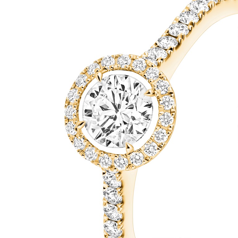 Messika Joy entourage ring geelgoud met diamant - 14508-YG GIA - #3 Messika Joy entourage ring geelgoud met diamant - 14508-YG GIA - #3
