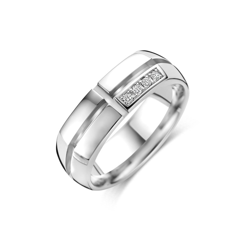witgoud trouwring Classic Love Collection - 243688 - #1 witgoud trouwring Classic Love Collection - 243688 - #1