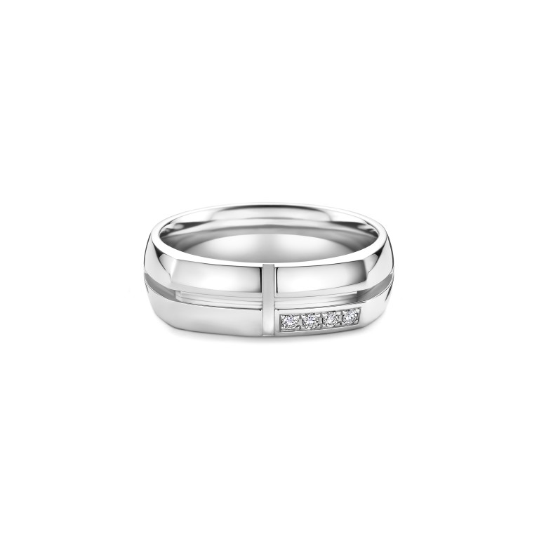 witgoud trouwring Classic Love Collection - 243688 - #3 witgoud trouwring Classic Love Collection - 243688 - #3