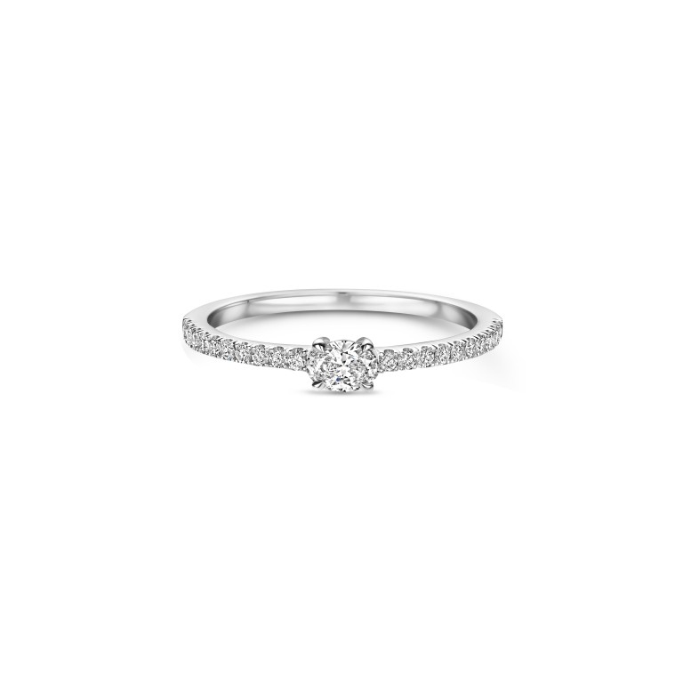 witgoud ring met diamant Schaap en Citroen Diamonds - #3 witgoud ring met diamant Schaap en Citroen Diamonds - #3