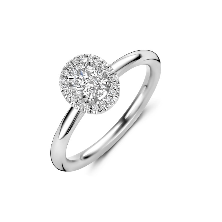 witgoud ring met diamant Schaap en Citroen Diamonds - #1 witgoud ring met diamant Schaap en Citroen Diamonds - #1