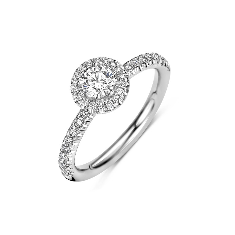 witgoud ring met diamant Schaap en Citroen Diamonds - #1 witgoud ring met diamant Schaap en Citroen Diamonds - #1