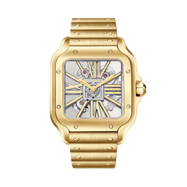 Cartier Santos de Cartier Skeleton LM - WHSA0042 - #1 Cartier Santos de Cartier Skeleton LM - WHSA0042 - #1