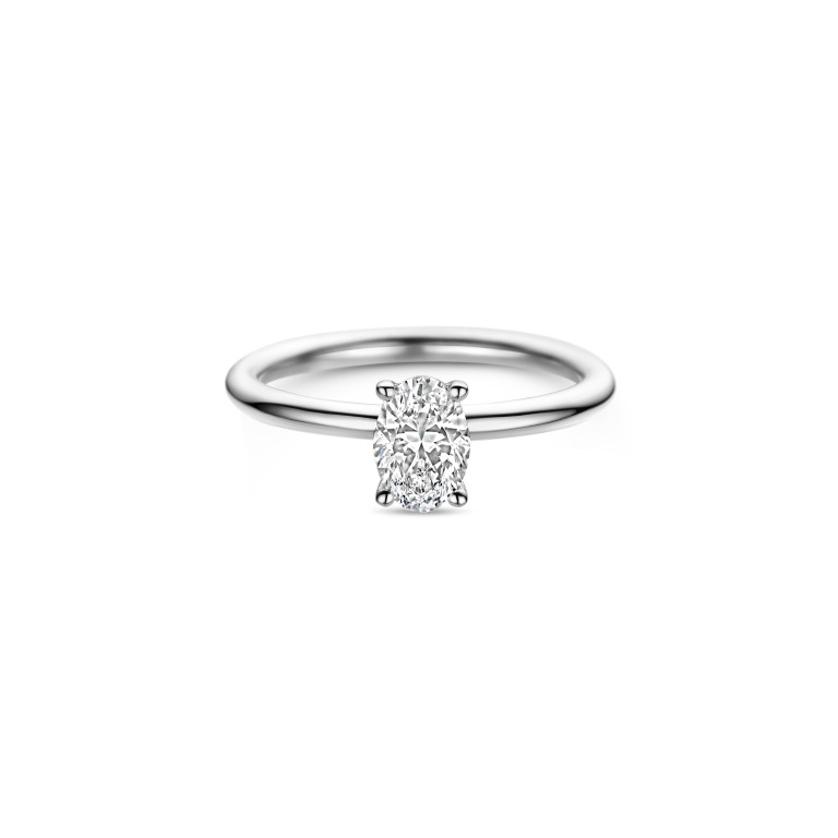 witgoud solitair ring met diamant Schaap en Citroen Diamonds - #3 witgoud solitair ring met diamant Schaap en Citroen Diamonds - #3