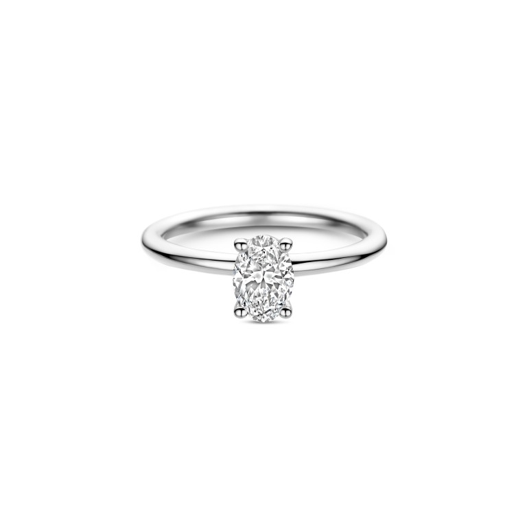 witgoud solitair ring met diamant Schaap en Citroen Diamonds - #3 witgoud solitair ring met diamant Schaap en Citroen Diamonds - #3