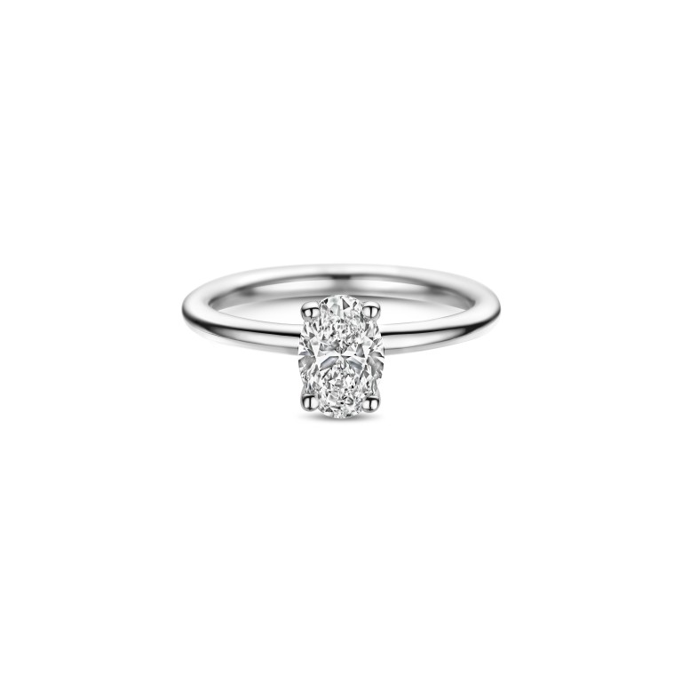 witgoud solitair ring met diamant Schaap en Citroen Diamonds - #3 witgoud solitair ring met diamant Schaap en Citroen Diamonds - #3