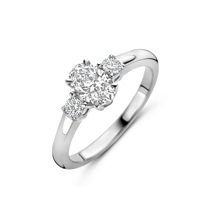 witgoud ring met diamant Schaap en Citroen Diamonds - #1 witgoud ring met diamant Schaap en Citroen Diamonds - #1