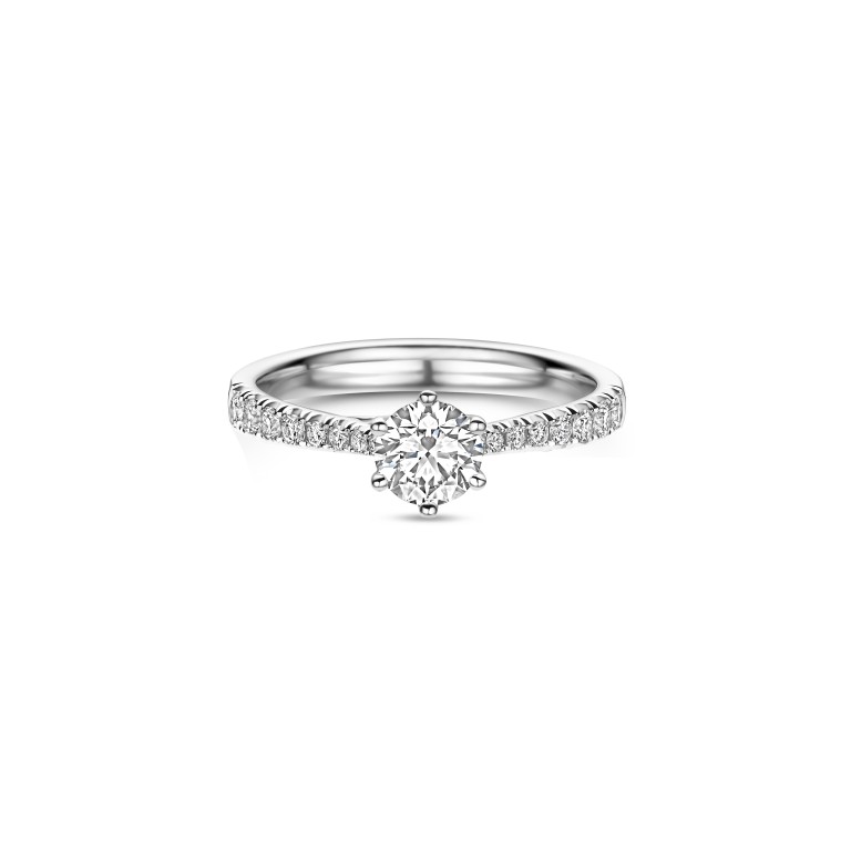 witgoud ring met diamant Schaap en Citroen Diamonds - #3 witgoud ring met diamant Schaap en Citroen Diamonds - #3
