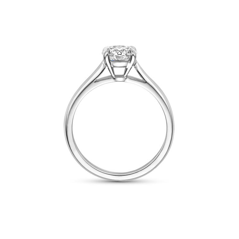 witgoud solitair ring met diamant Schaap en Citroen Diamonds - #4 witgoud solitair ring met diamant Schaap en Citroen Diamonds - #4