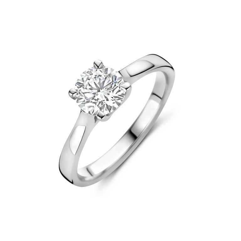 witgoud solitair ring met diamant Schaap en Citroen Diamonds - #1 witgoud solitair ring met diamant Schaap en Citroen Diamonds - #1