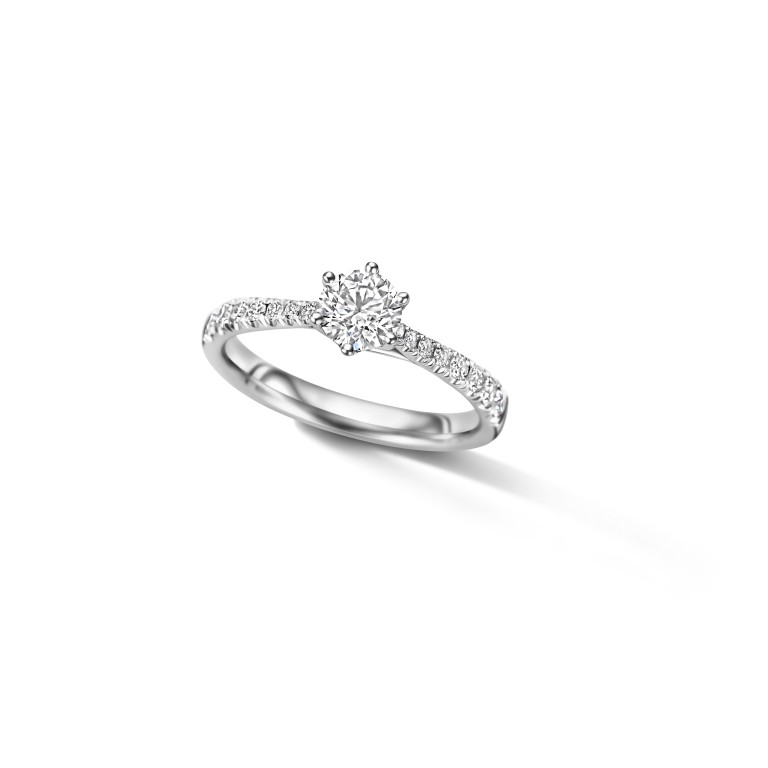witgoud ring met diamant Schaap en Citroen Diamonds - #5 witgoud ring met diamant Schaap en Citroen Diamonds - #5