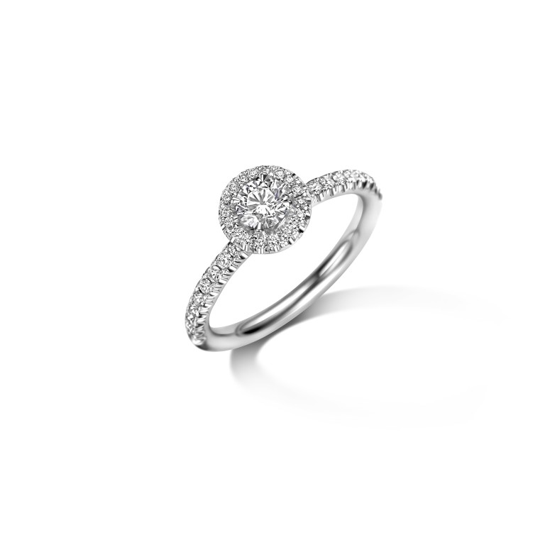 witgoud ring met diamant Schaap en Citroen Diamonds - #5 witgoud ring met diamant Schaap en Citroen Diamonds - #5