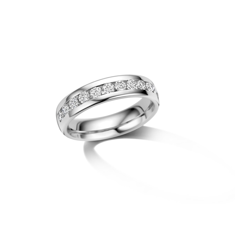 witgoud trouwring Classic Love Collection - 246772 - #5 witgoud trouwring Classic Love Collection - 246772 - #5