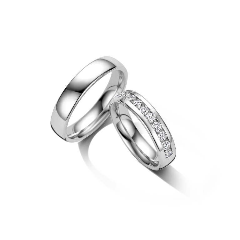 witgoud trouwring Classic Love Collection - 246772 - #6 witgoud trouwring Classic Love Collection - 246772 - #6