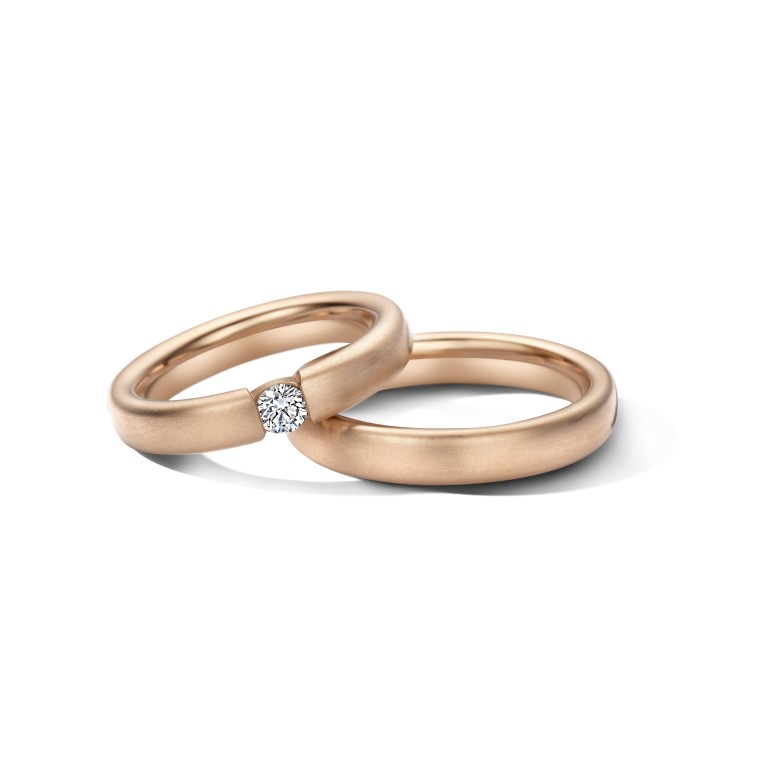 roodgoud trouwring Classic Love Collection - 241550 - #6 roodgoud trouwring Classic Love Collection - 241550 - #6