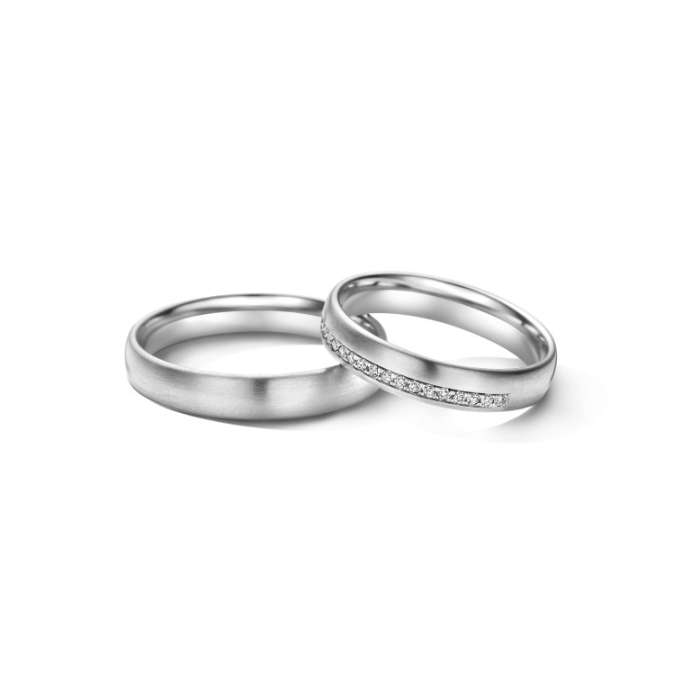 witgoud trouwring Classic Love Collection - 246961 - #4 witgoud trouwring Classic Love Collection - 246961 - #4