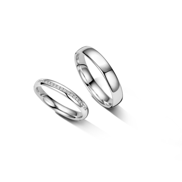 witgoud trouwring Classic Love Collection - 246965 - #6 witgoud trouwring Classic Love Collection - 246965 - #6