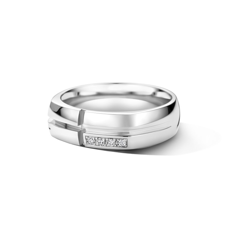witgoud trouwring Classic Love Collection - 243688 - #5 witgoud trouwring Classic Love Collection - 243688 - #5