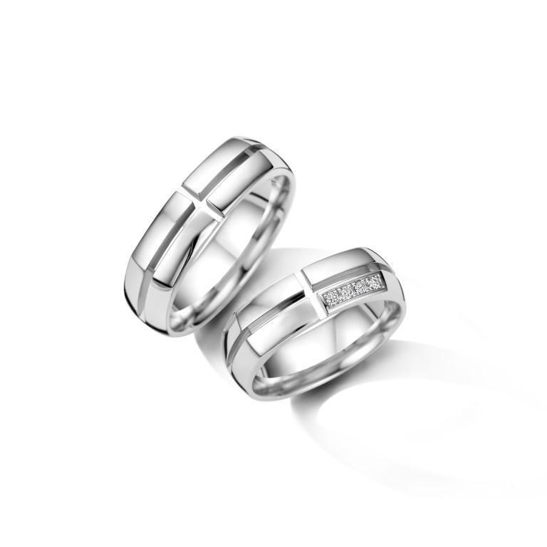 witgoud trouwring Classic Love Collection - 274660 - #4 witgoud trouwring Classic Love Collection - 274660 - #4